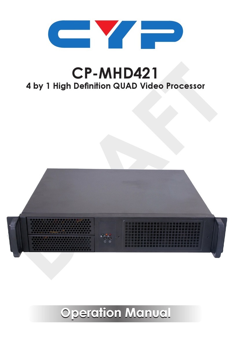 CYP CP-MHD421 User manual