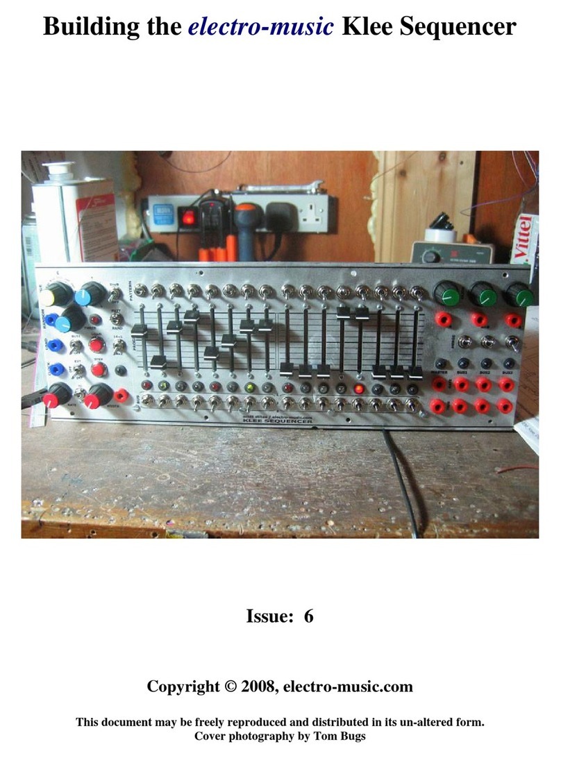 Electro-Music Klee Sequencer Instruction Manual