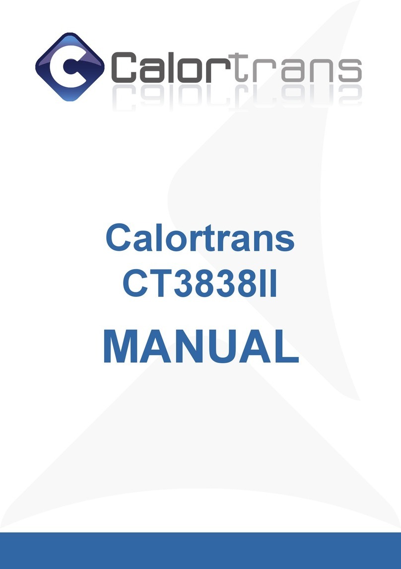Calortrans CT3838II User manual