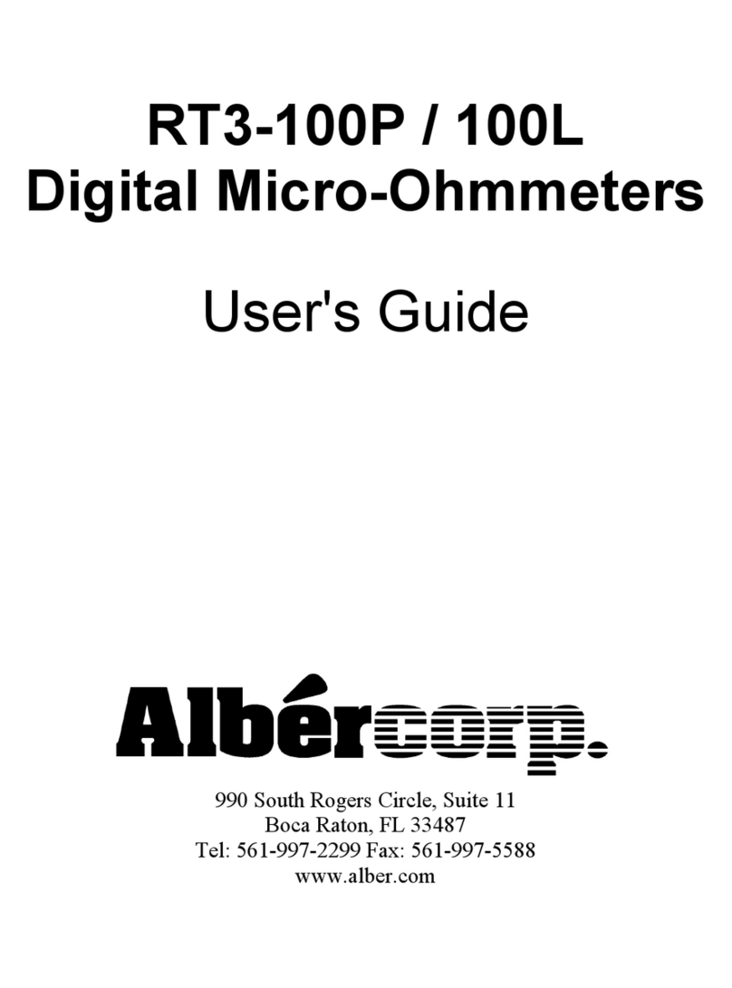 Albercorp RT3-100P user guide