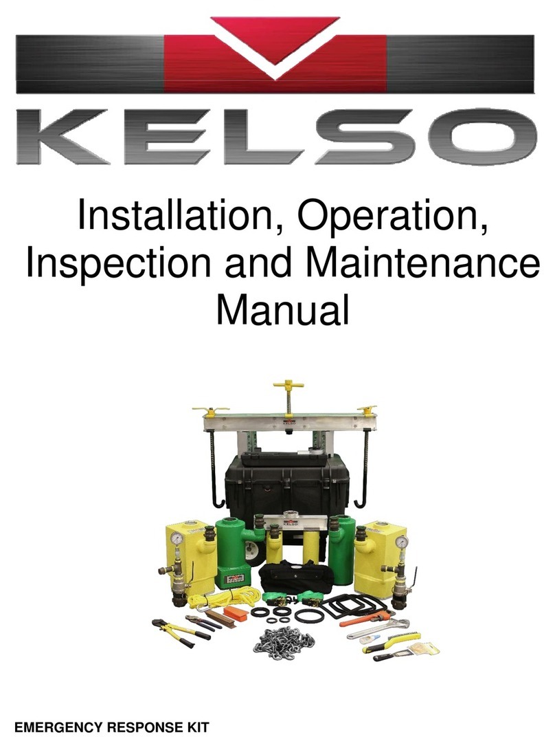 Kelso EMERGENCY RESPONSE KIT Instruction Manual
