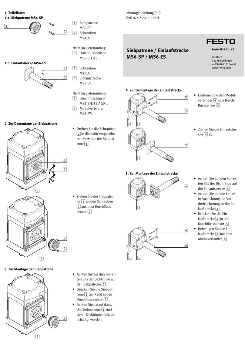 Festo MS6-SP User manual Festo MS6-SP User manual