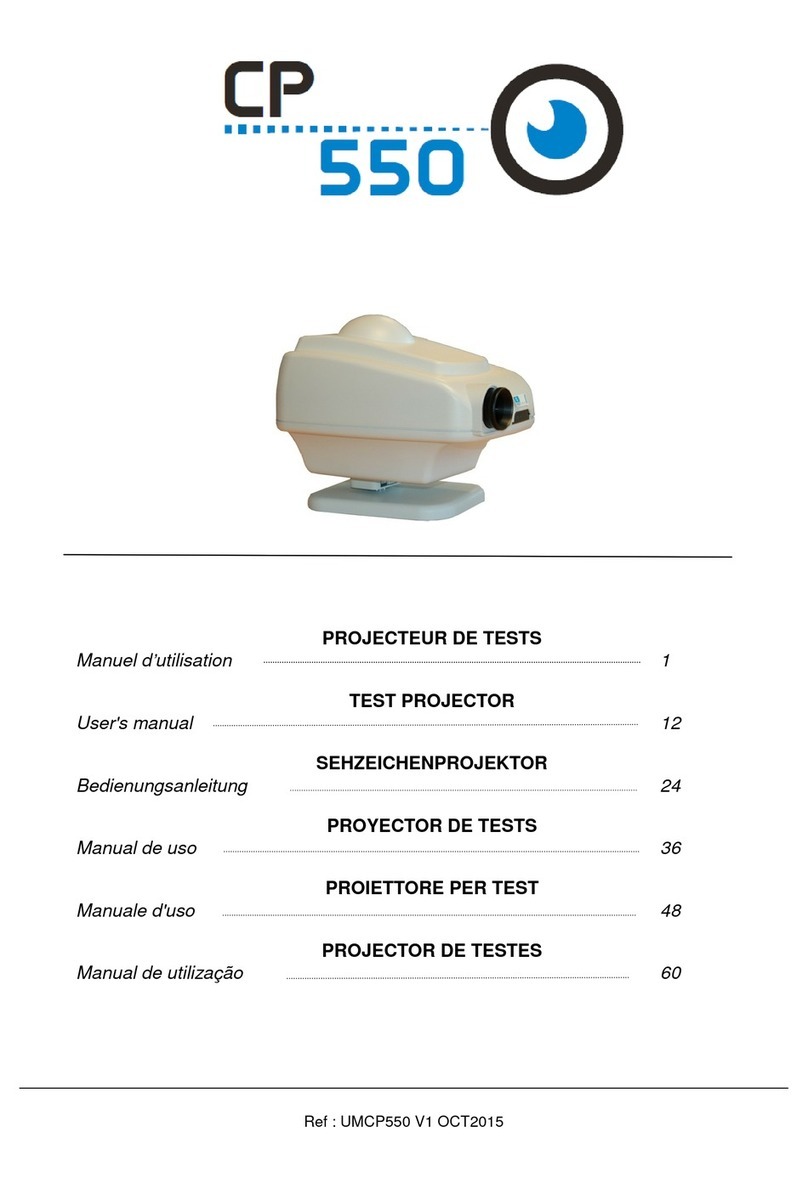 Essilor CP550 Series user manual