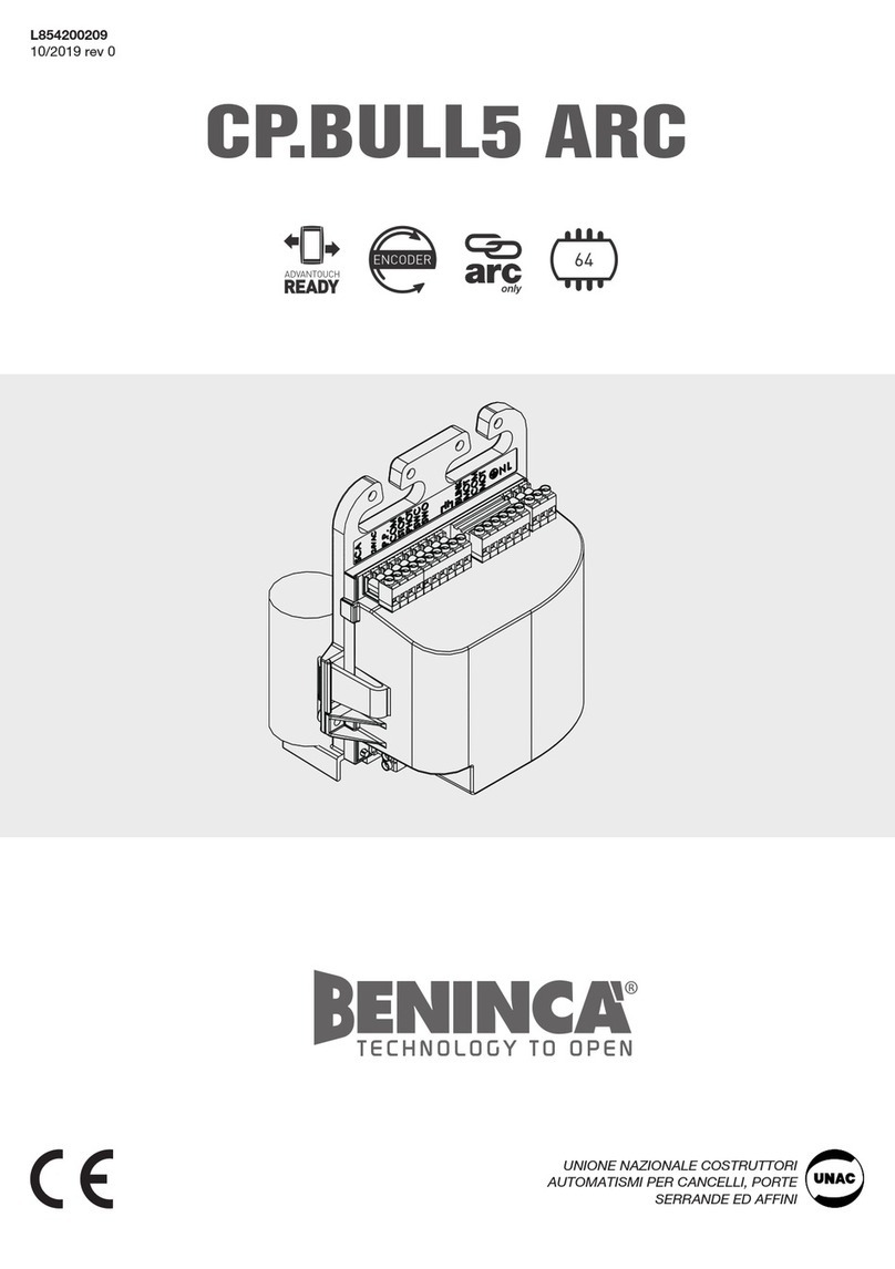 Beninca CP.BULL5 ARC manual