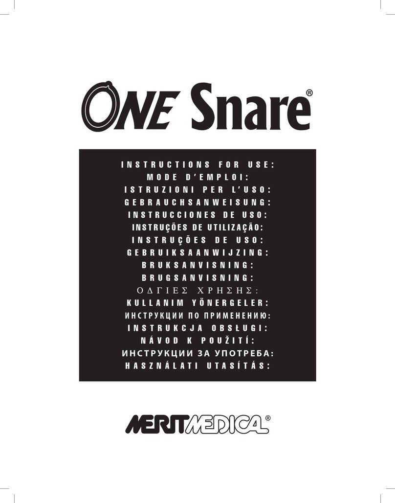 Merit Medical ONE Snare Endovascular Microsnare System Instructions for use Merit Medical ONE Snare Endovascular Microsnare System Instructions for use
