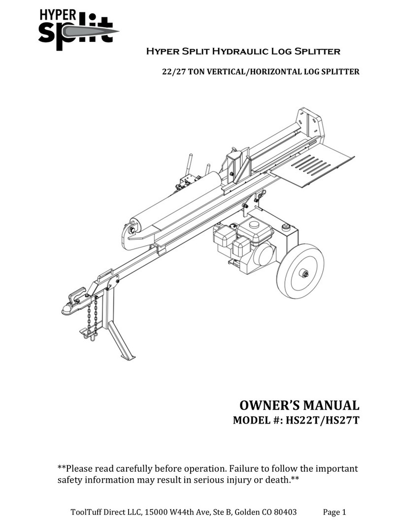 Hyper Split HS22T owner's manual