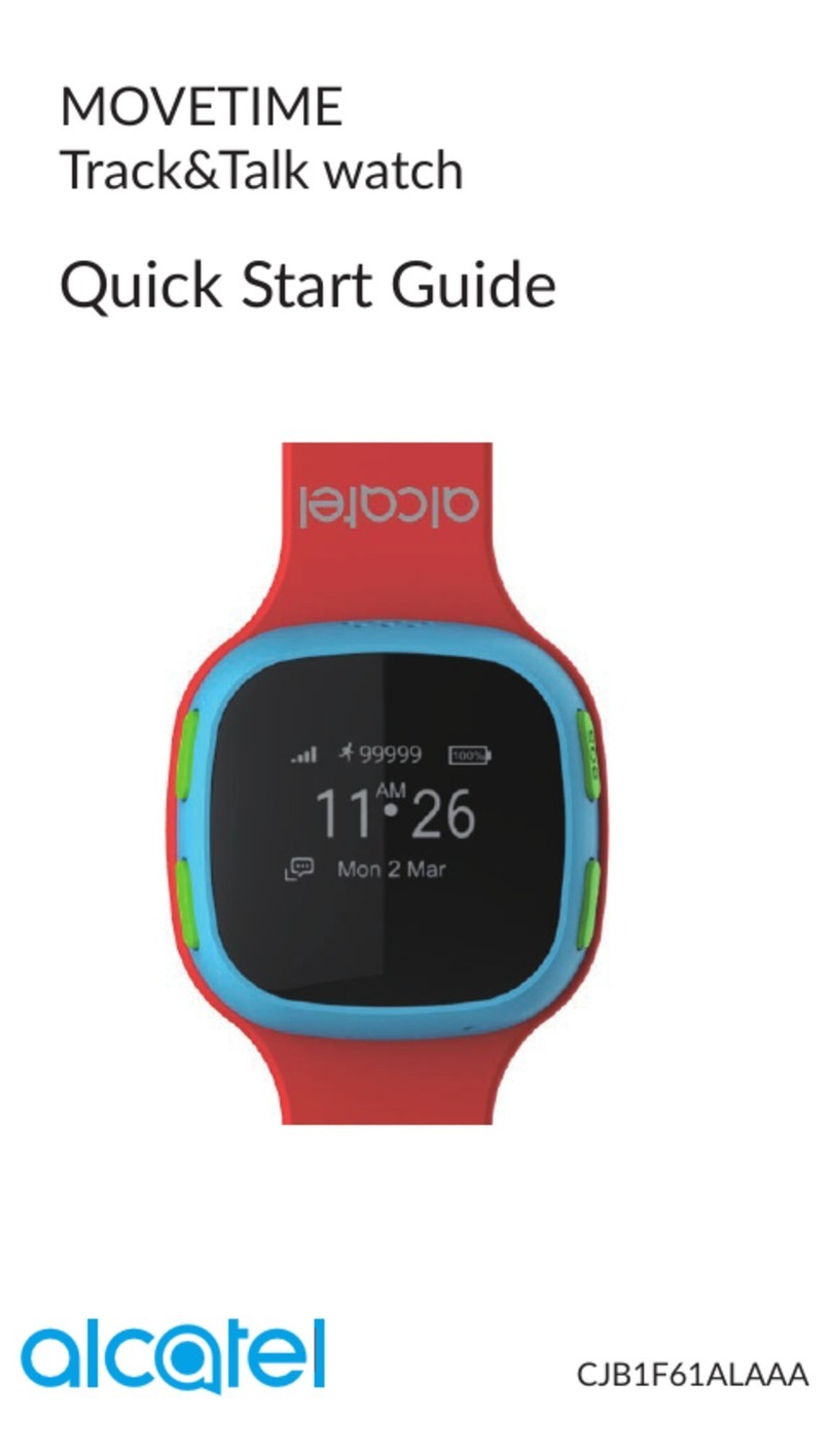 Alcatel MOVETIME Track&Talk Watch quick start guide