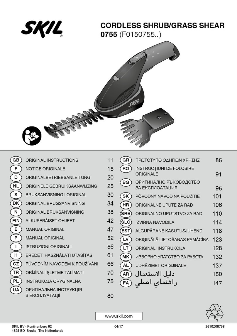Skil F0150755 Series Original instructions