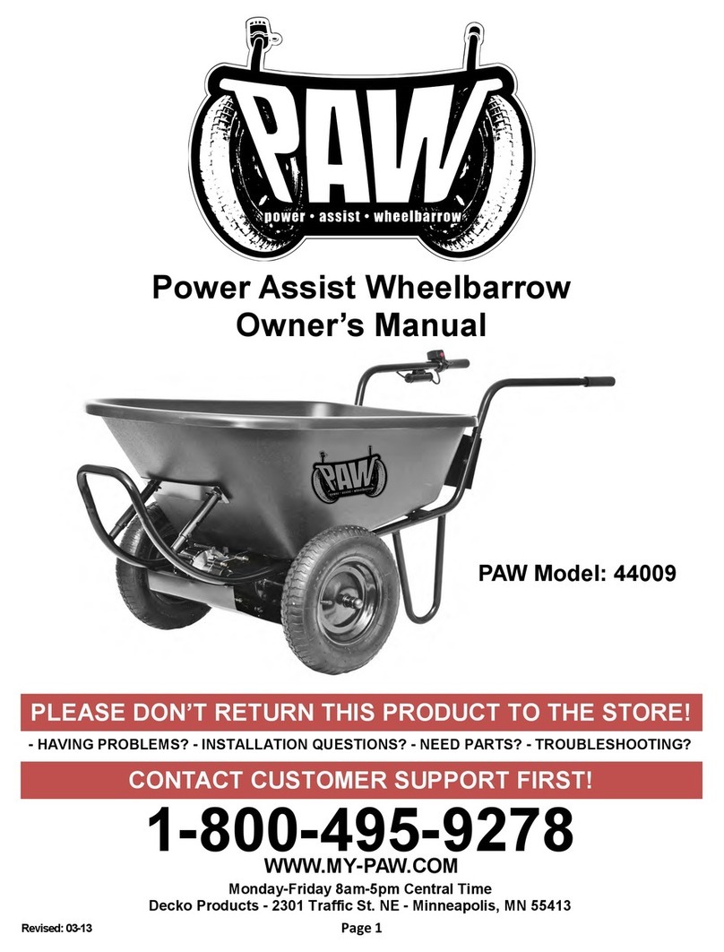 PAW 44009 owner's manual