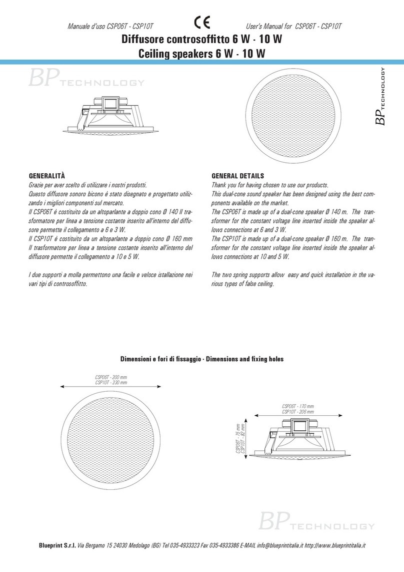 bp CSP06T user manual