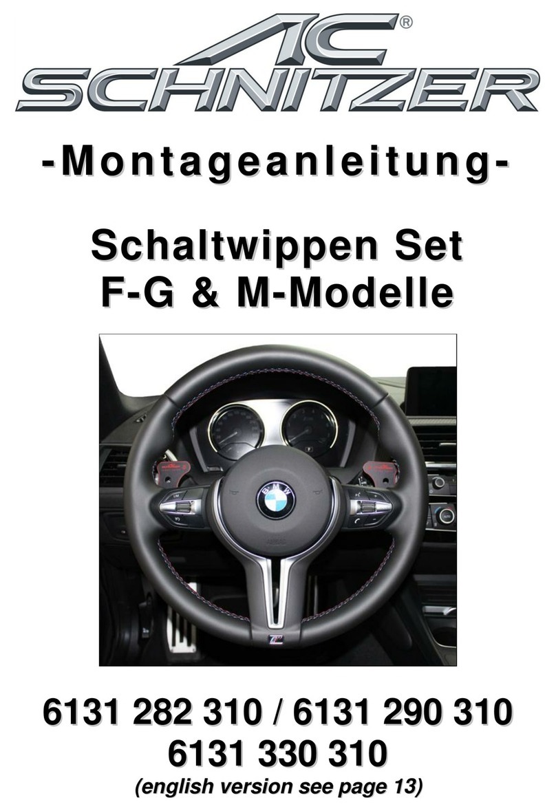 AC Schnitzer 6131 282 310 User manual AC Schnitzer 6131 282 310 User manual
