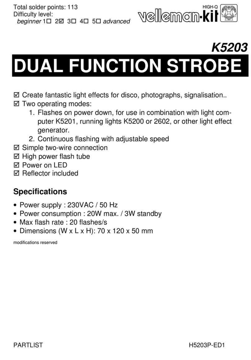 Velleman-Kit K5203 manual