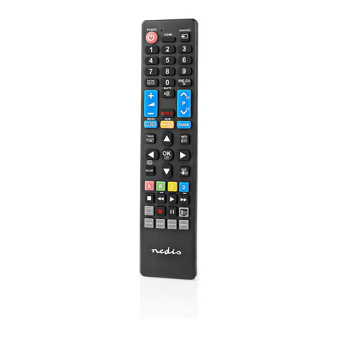 nedis TVRC41SABK User manual