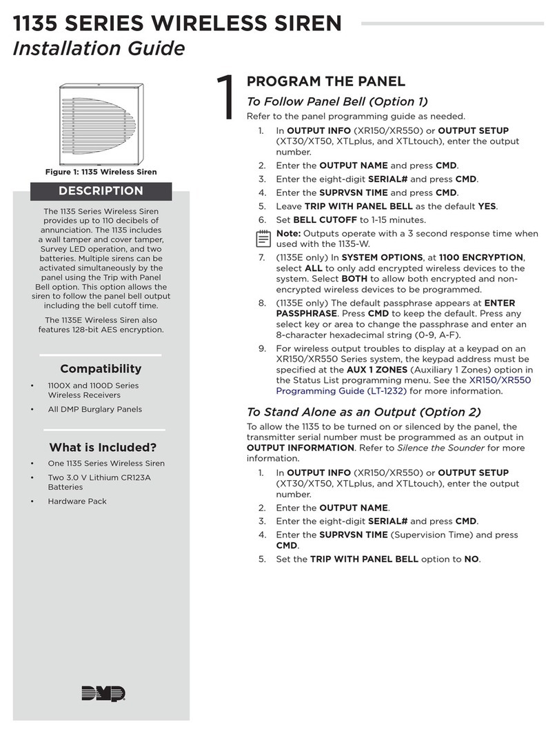 DMP Electronics 1135 Series User manual