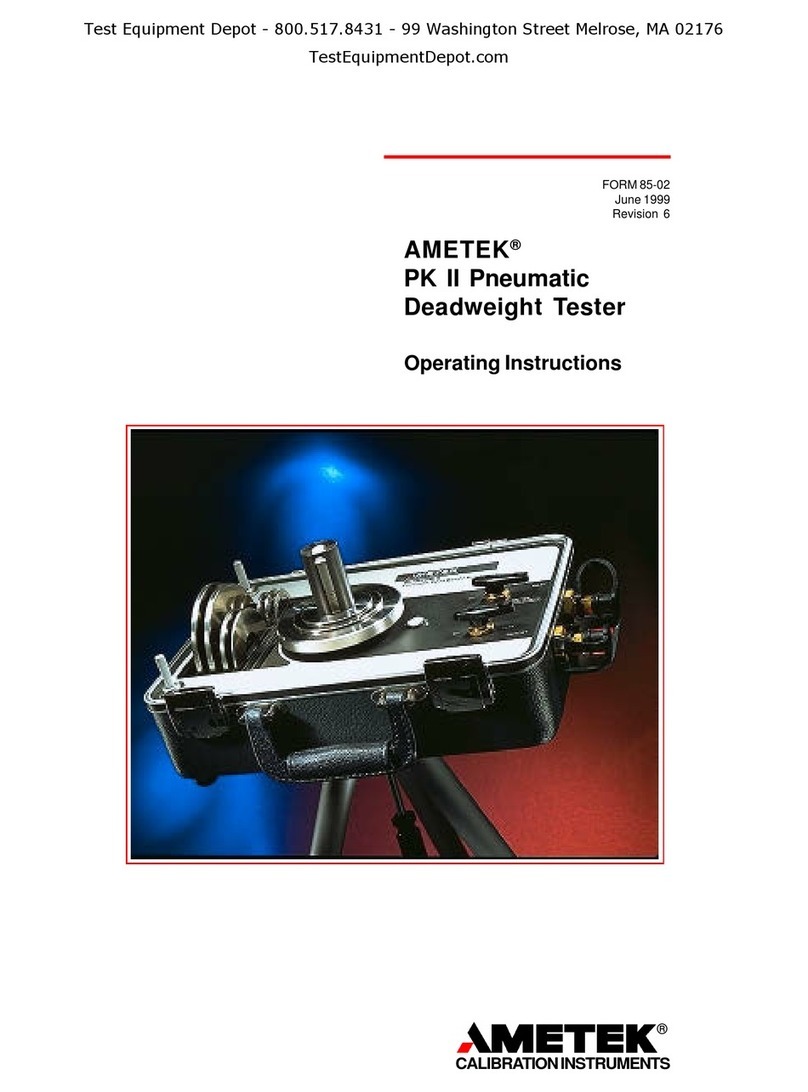 Ametek PK II User manual