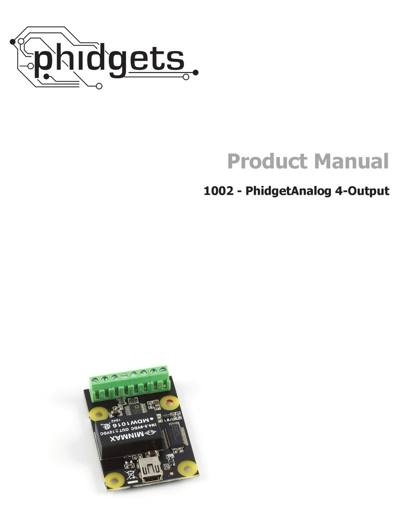 Phidgets 1002 product manual Phidgets 1002 product manual
