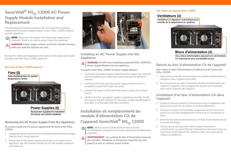 SonicWALL NSsp 12000 installation guide