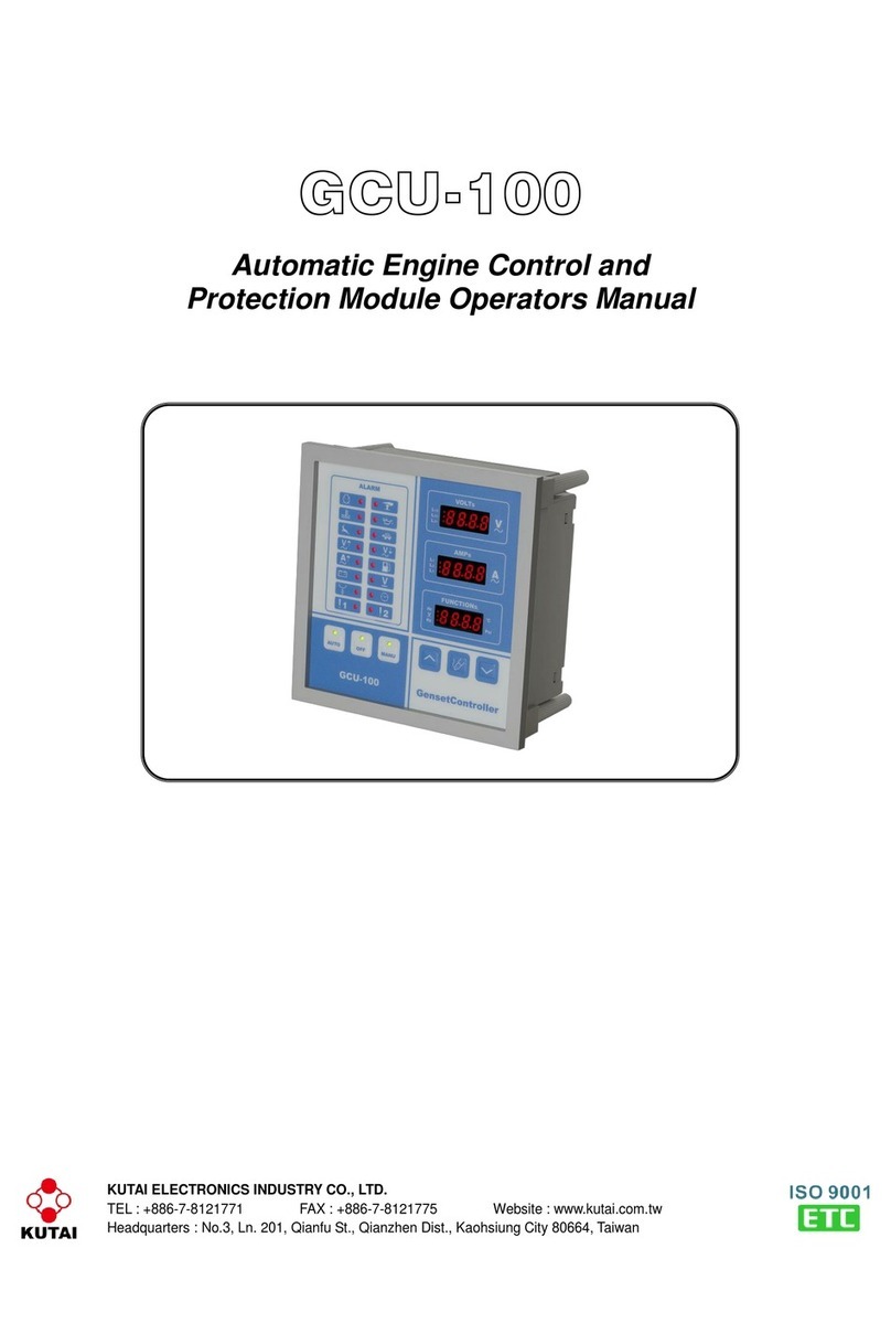 Kutai electronics GCU-100 User manual