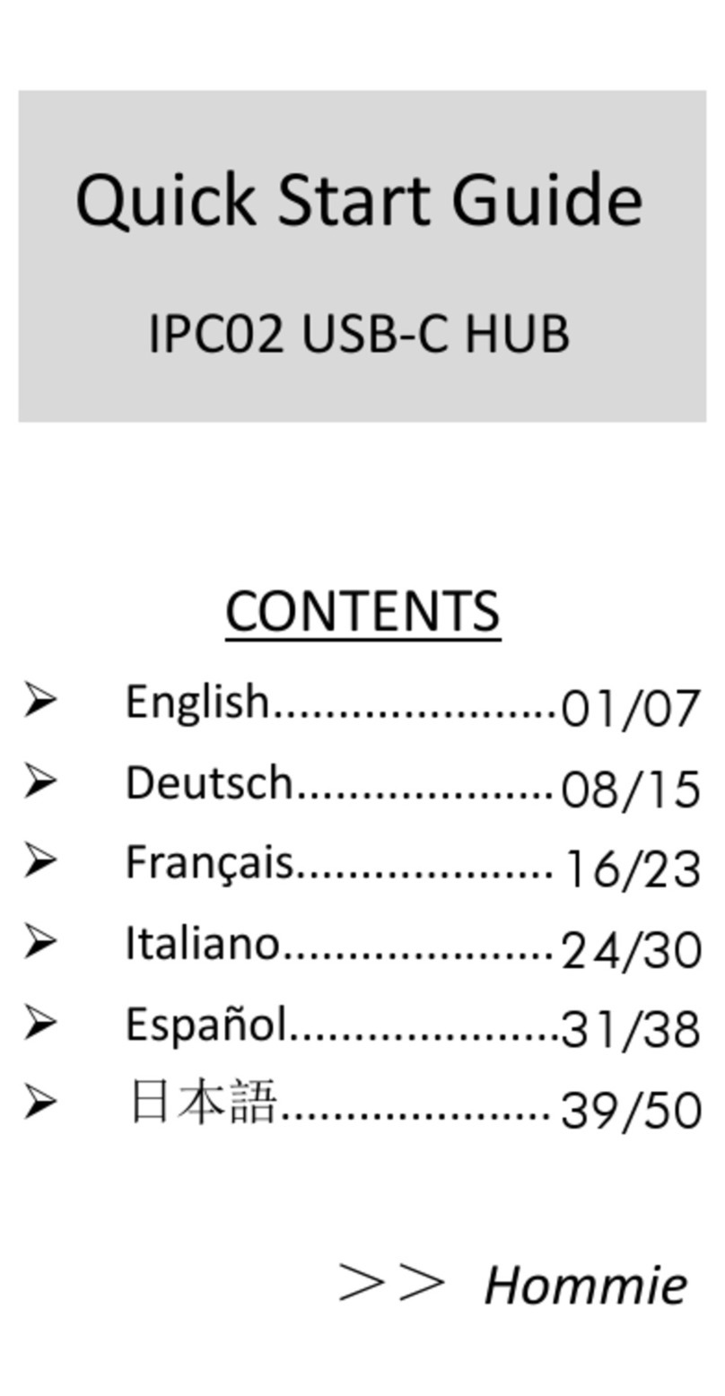 Hommie IPC02 quick start guide