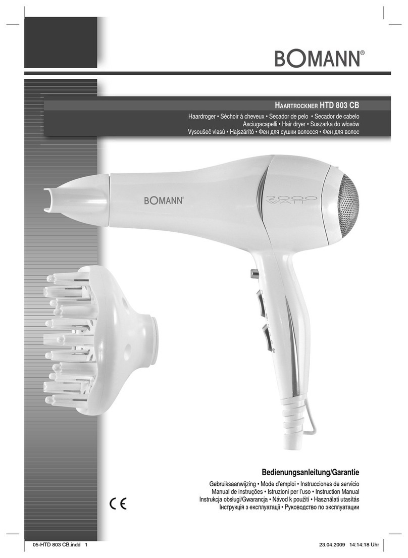 BOMANN HTD 803 CB User manual BOMANN HTD 803 CB User manual