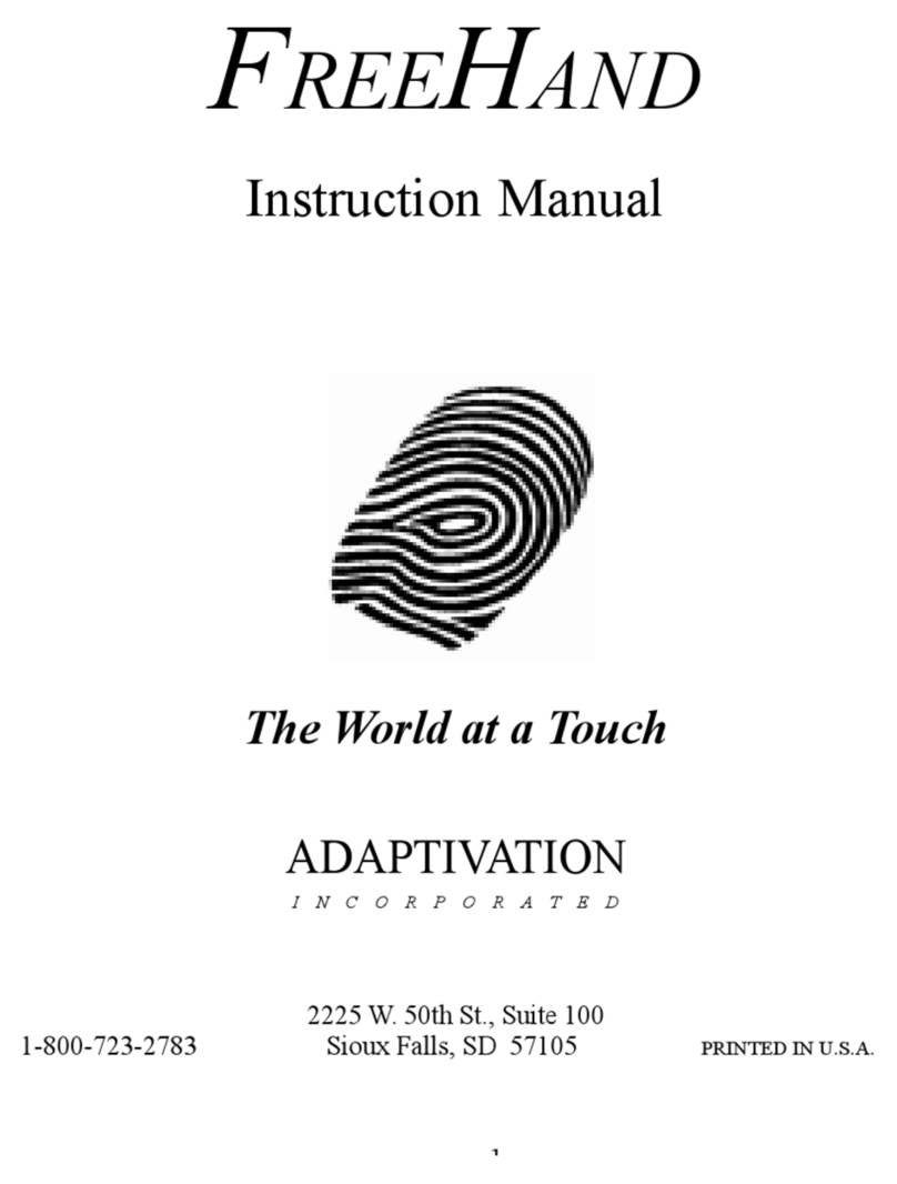 Adaptivation FreeHand instruction manual
