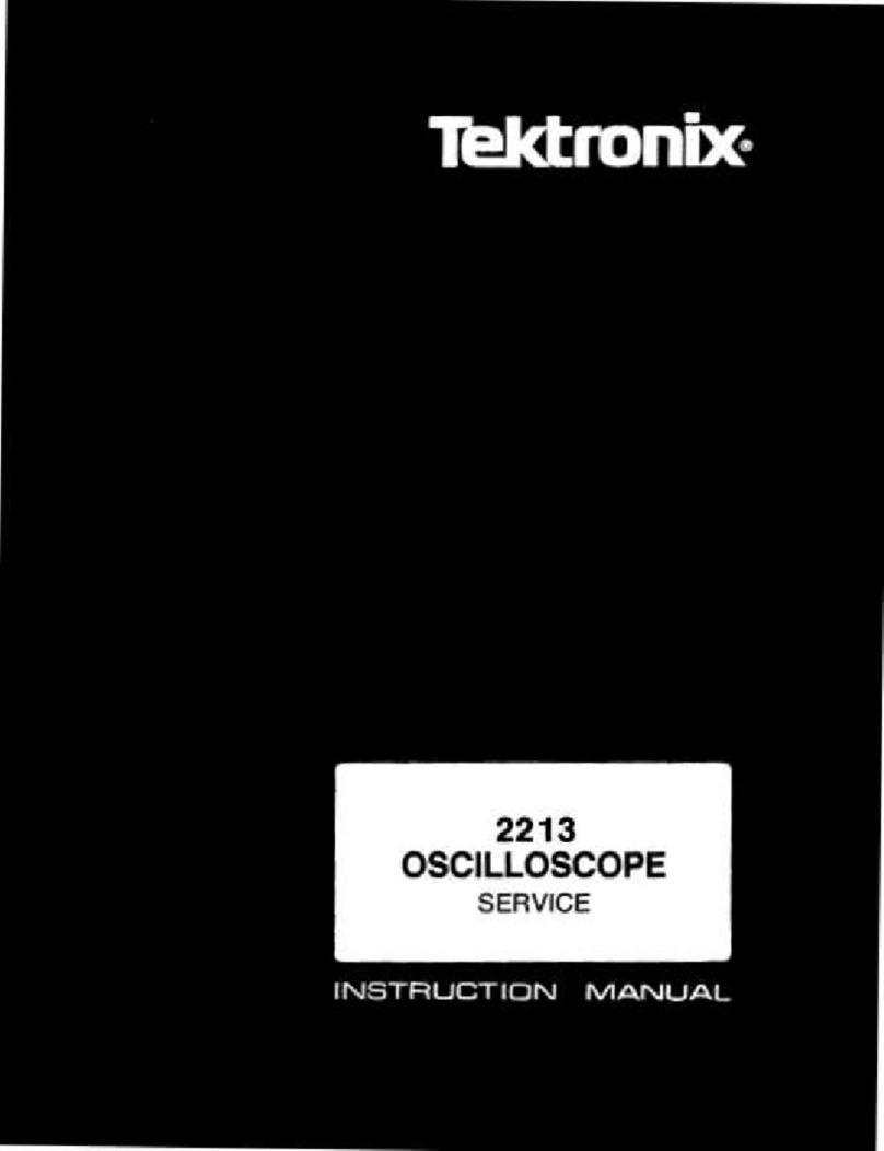 Tektronix 2213 Operating instructions
