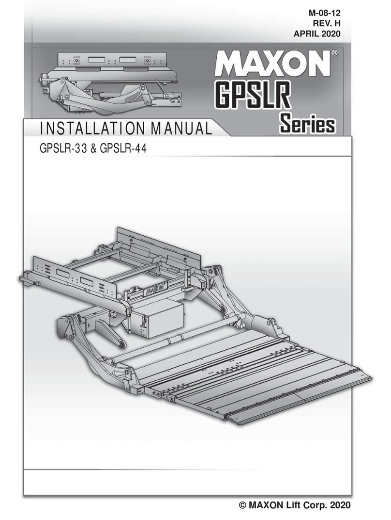 Maxon GPSLR Series installation manual