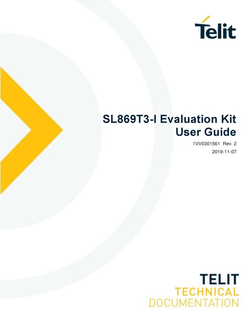 Telit Wireless Solutions SL869T3-I User manual