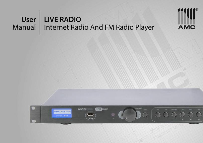 AMC LIVE Radio User manual