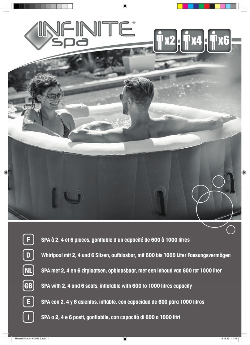 infinite spa CHAMPION 6 places User manual