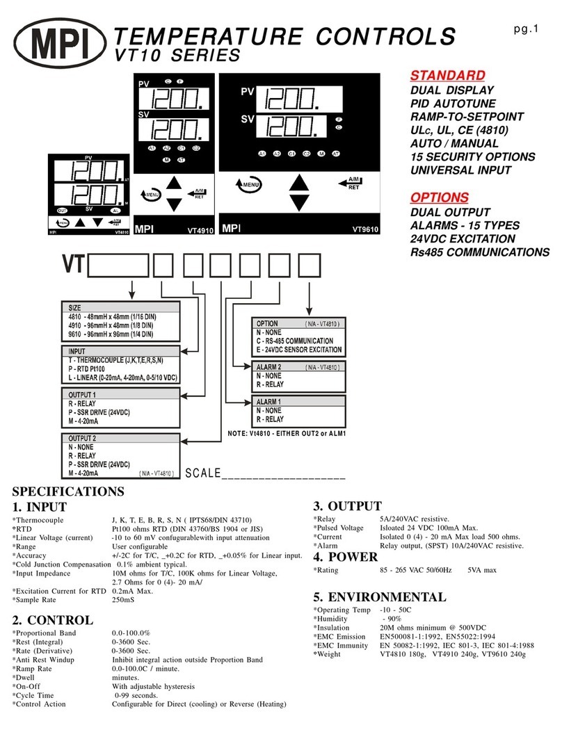 MPI VT10 Series manual