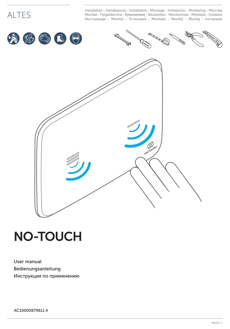 Ideal-Standard ALTES NO-TOUCH user manual Ideal-Standard ALTES NO-TOUCH user manual