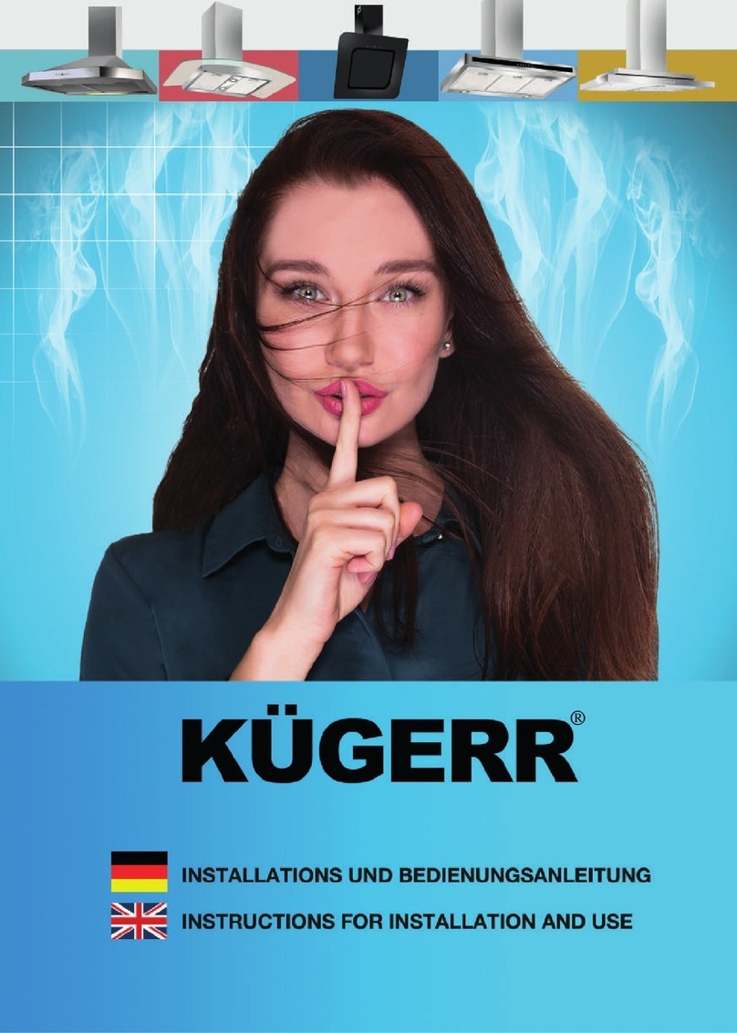 Kugerr D100 60 Instructions for installation and use