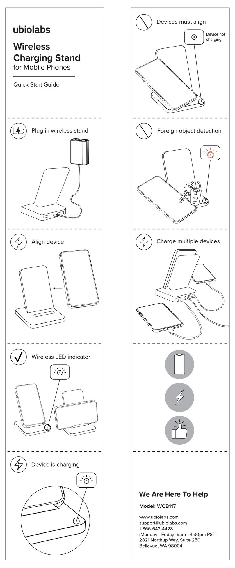 ubiolabs WCB117 quick start guide
