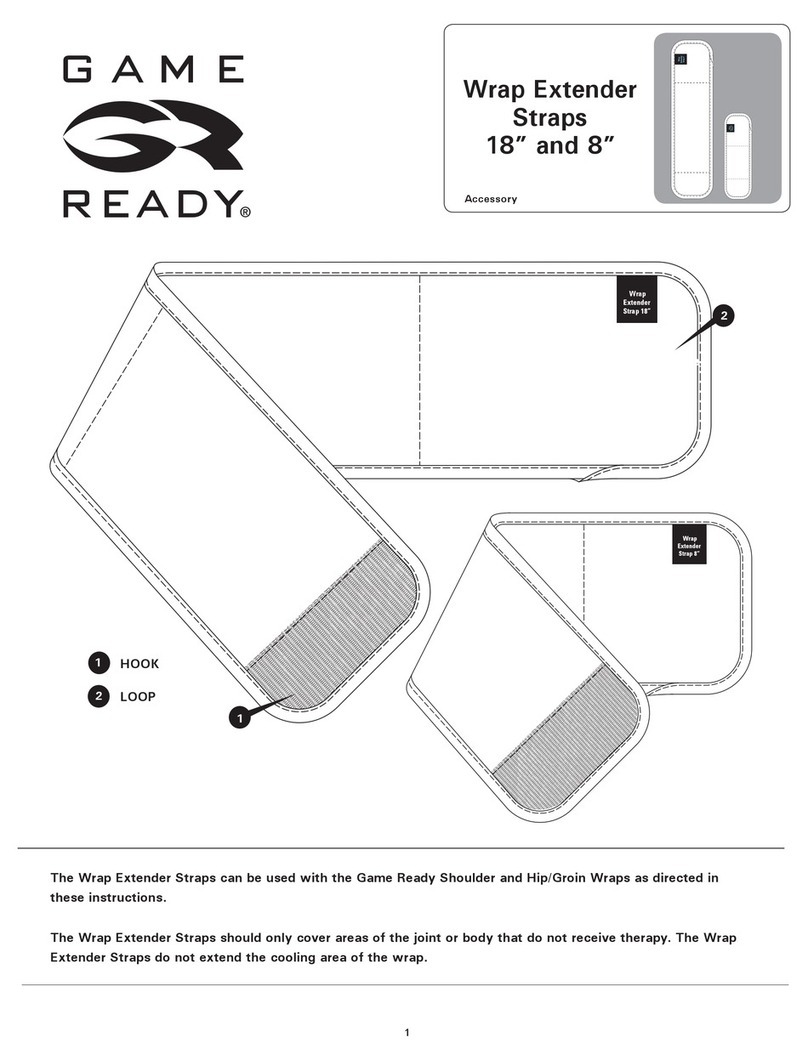Game ready Wrap Extender Strap 18" user manual