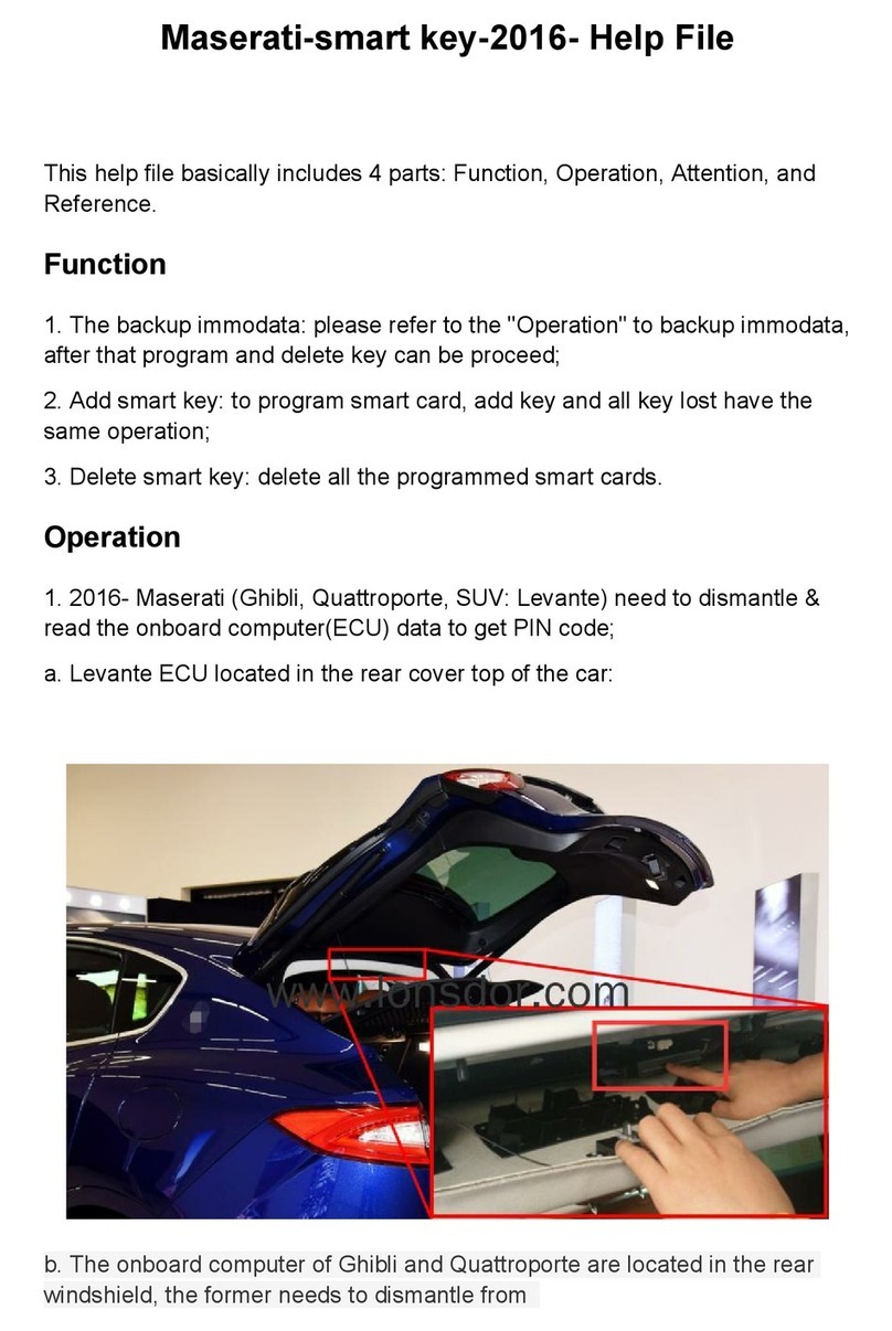 Londsor K518 Help file
