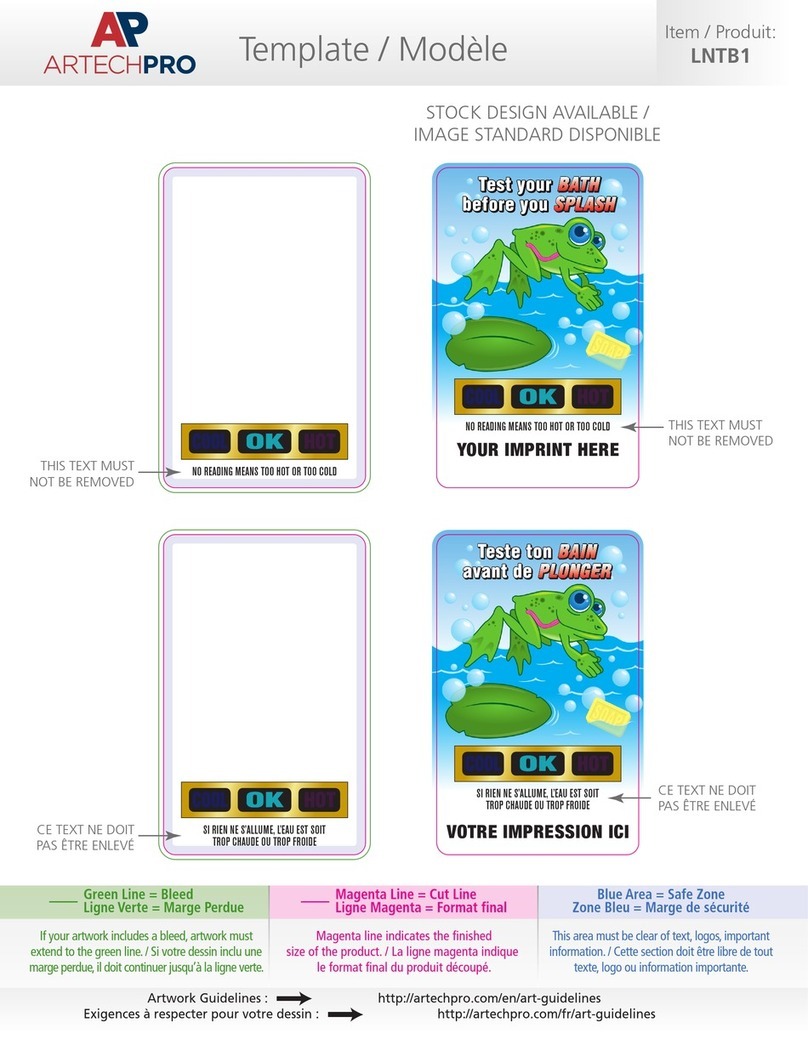 ARTECHPRO LNTB1 instructions