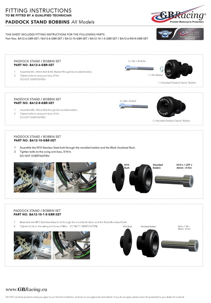 GBRacing BA12-6-GBR-SET Fitting instructions