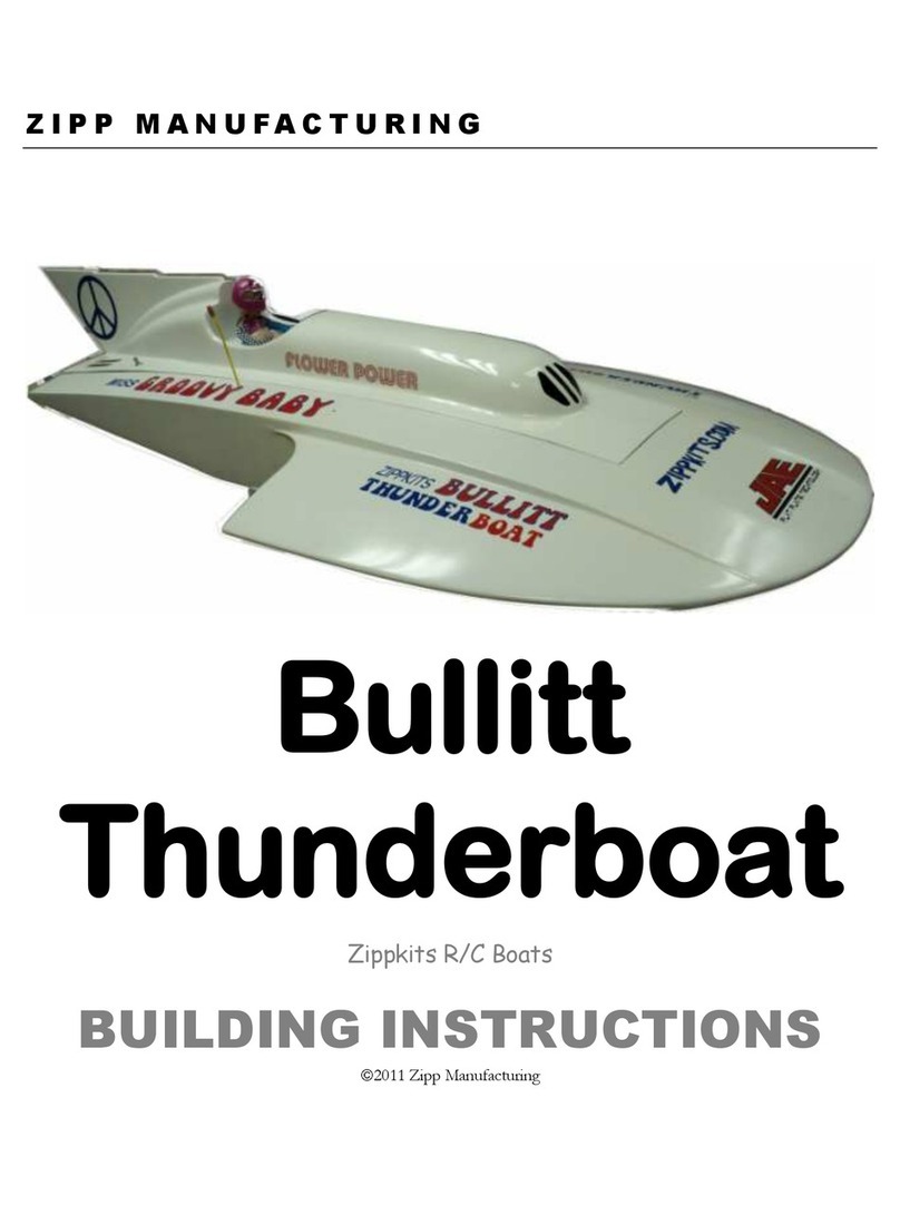 Zipp Manufacturing Bullitt Thunderboat Building instructions