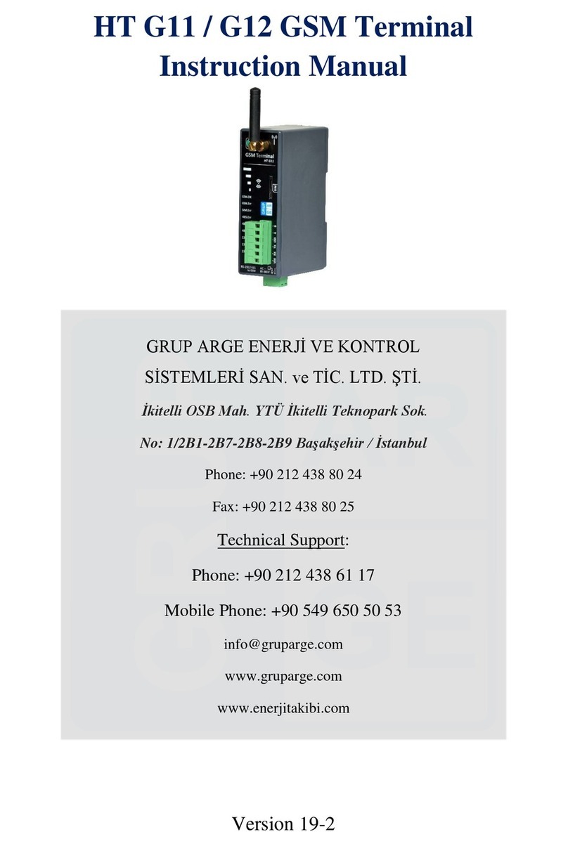 GRUP ARGE HT G11 User manual