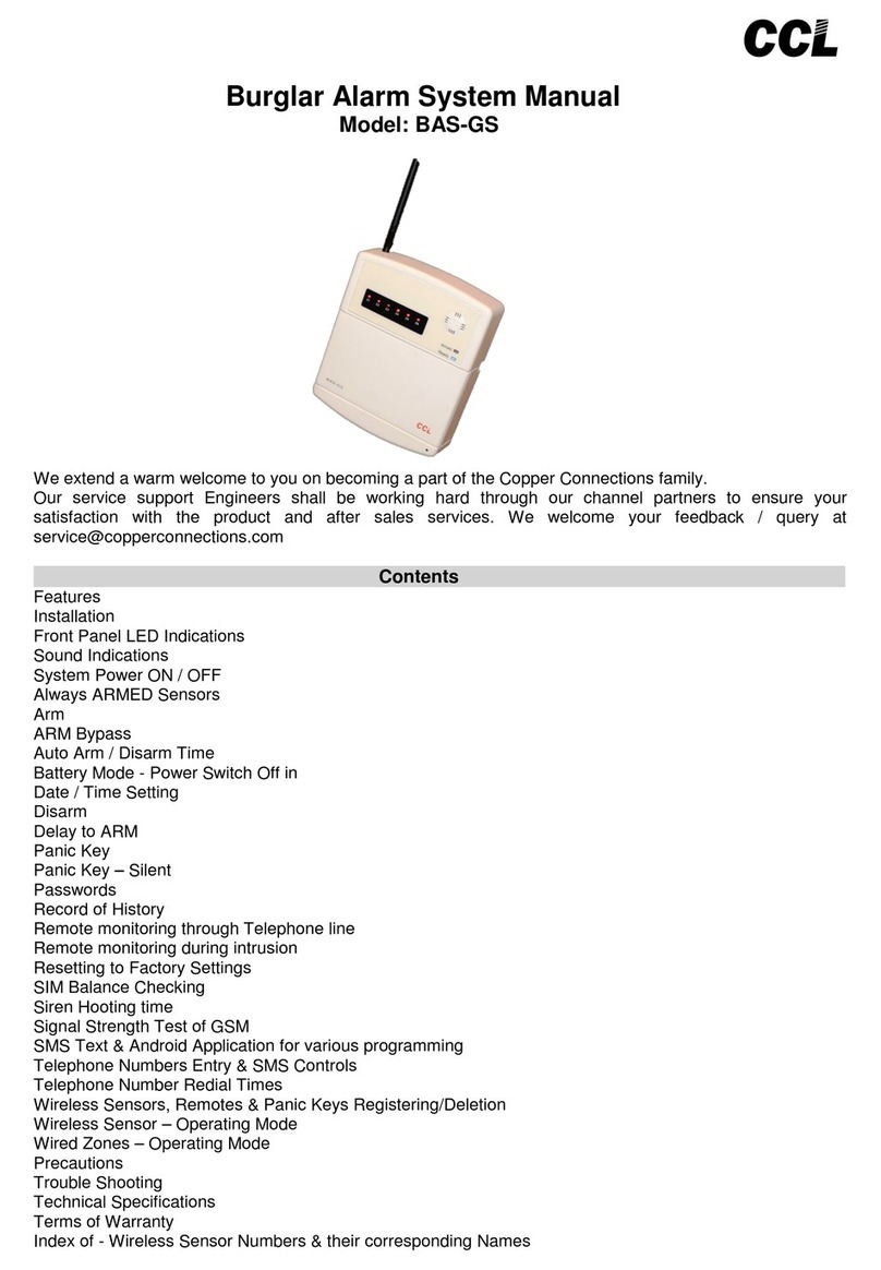 Copper Connections CCL BAS-GS manual