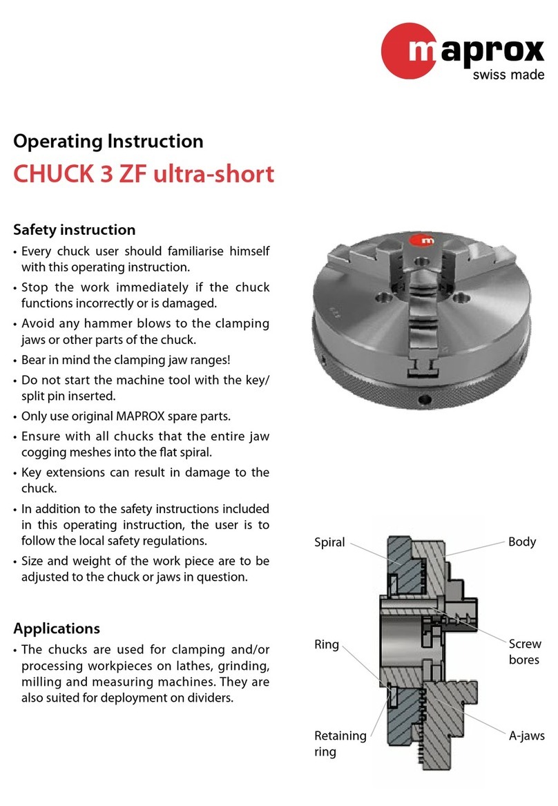 Maprox CHUCK 3 ZF ultra-short Operating	 instruction