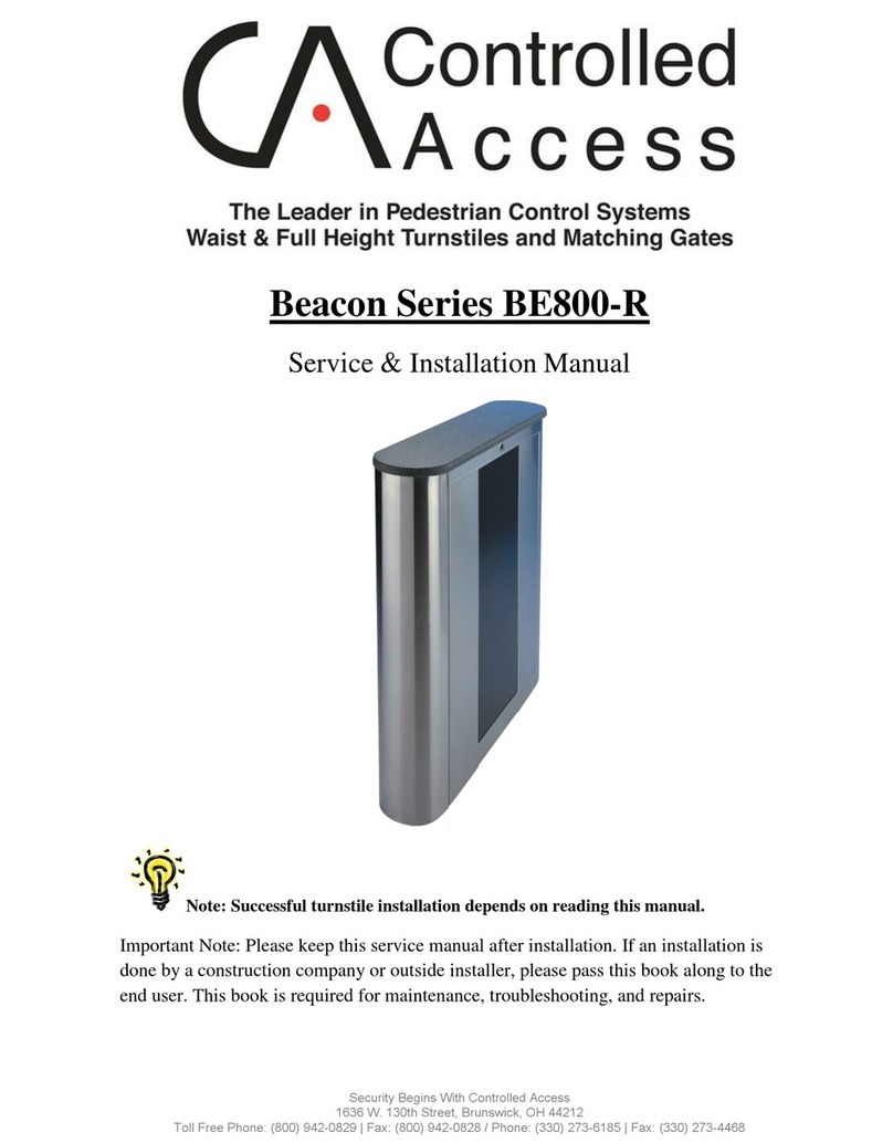 Controlled Access Beacon Series User manual