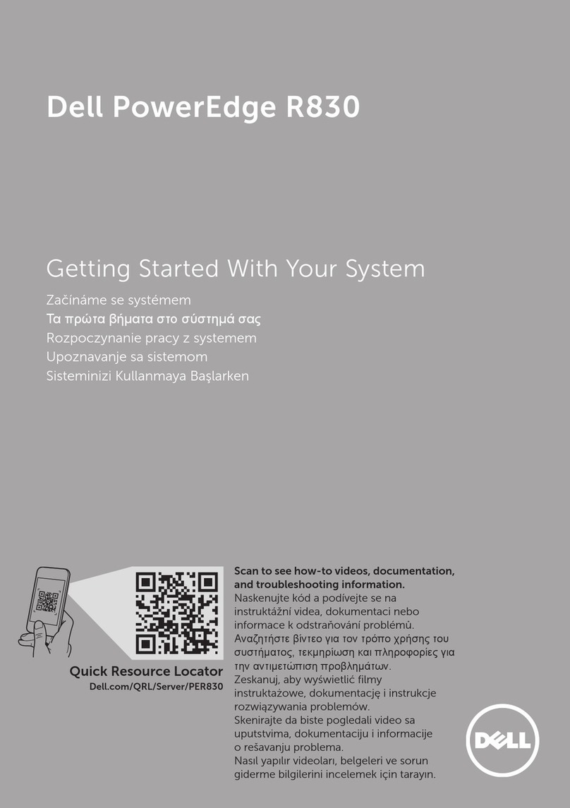 Dell PowerEdge R830 User manual