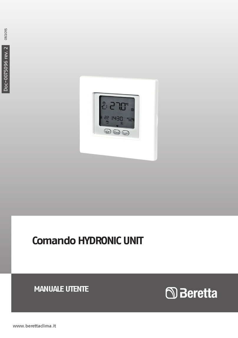 Beretta HYDRONIC UNIT user manual