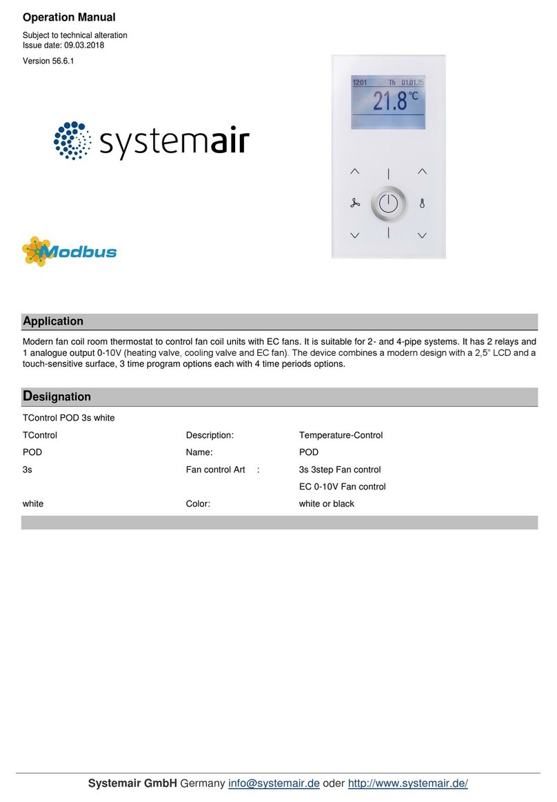 System air TControl POD User manual