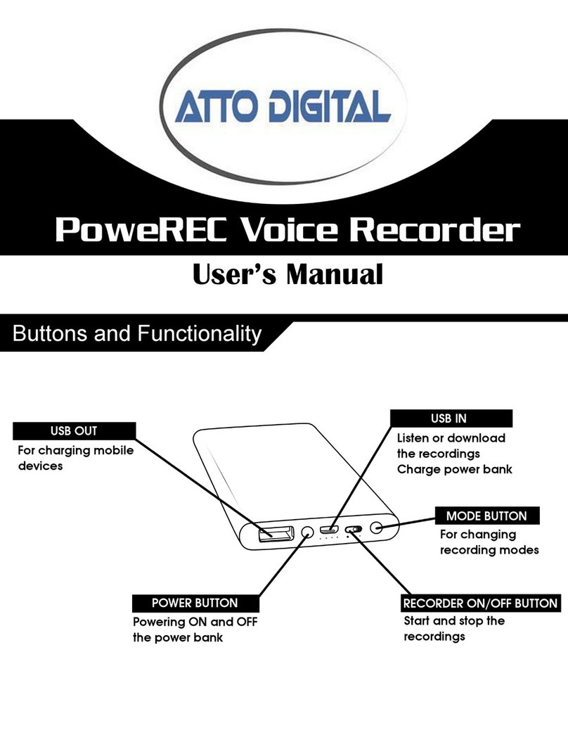 aTTo Digital PoweREC user manual