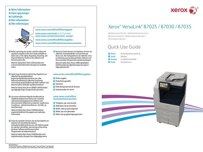 Xerox VersaLink B7025 Operating manual