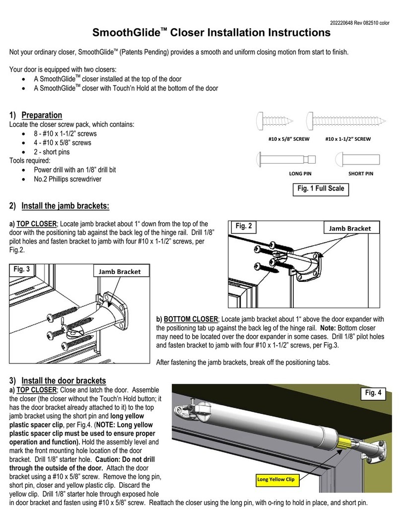 LARSON SmoothGlide User manual