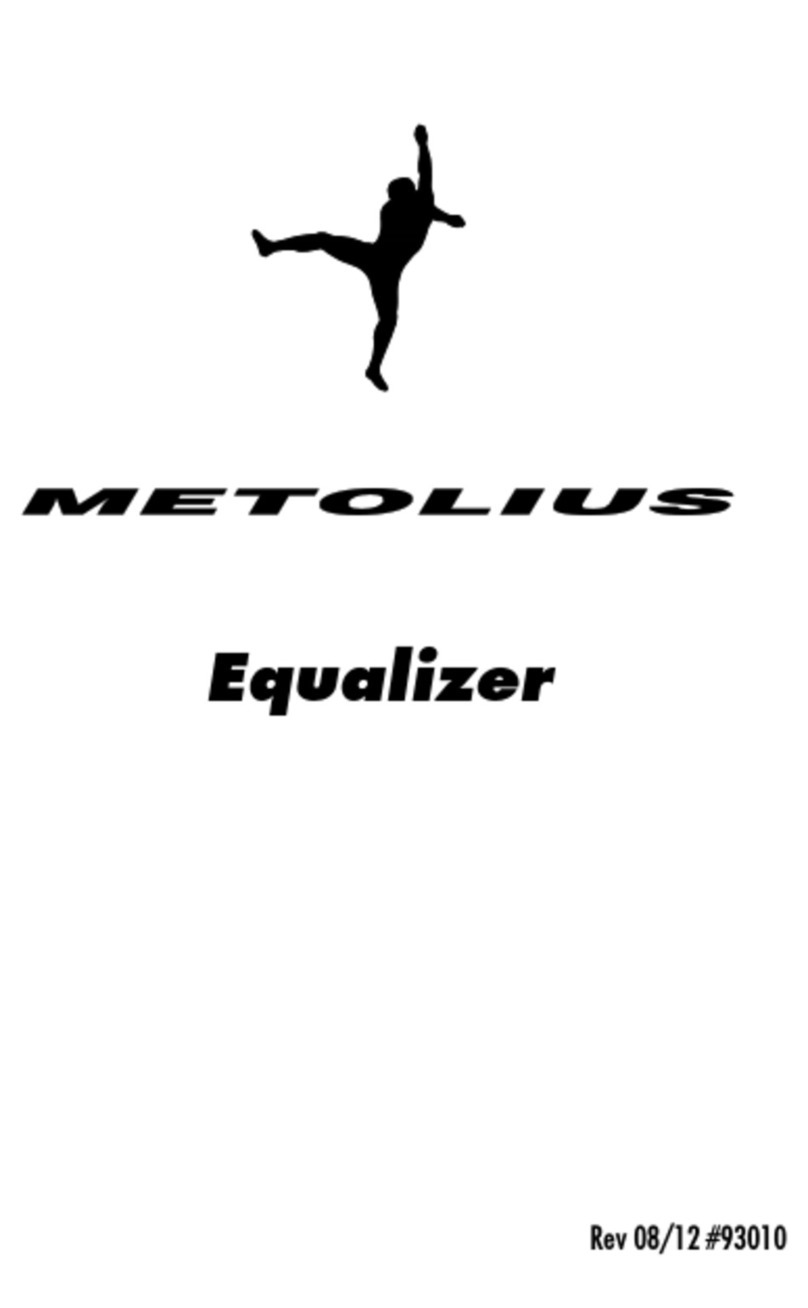 METOLIUS Equalizer quick start guide